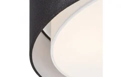 Otis Plafond 50cm 3xE27 Svart/Vit