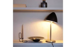 Oulu Bordslampa 47cm Svart/Borstad Stål