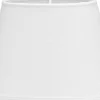 Oval Lampskärm 30cm Lin Classico Vit