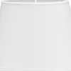 Oval Lampskärm 20cm Lin Classico Vit