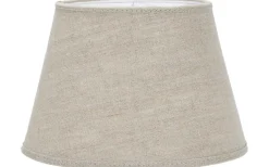 Oval Lampskärm 30cm Lin Natur