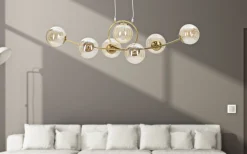 Palermo Taklampa 115cm Guld