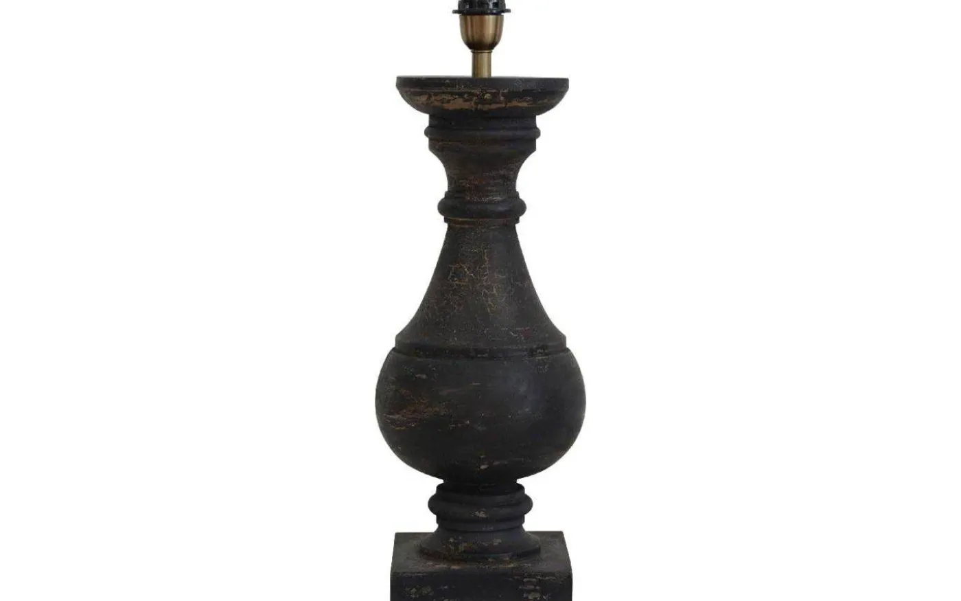 Palmar Lampfot 59cm Vintage Svart