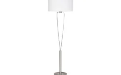 Paris II Golvlampa E27 borstat stål