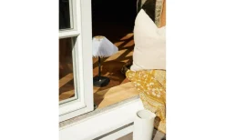 Paris Uppladdningsbar Bordslampa 28cm Svart/Vit