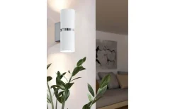 Passa Vägglampa LED 3000K 2x3W Krom/Vit