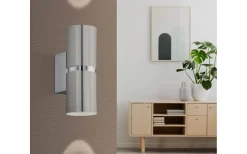 Passa Vägglampa LED 3000K 2x3W Krom/Nickel