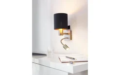 Pasteri Vägglampa LED 3000K 3,5W Nickel/Svart