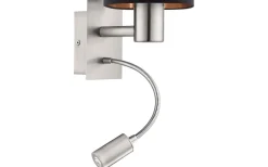 Pasteri Vägglampa LED 3000K 3,5W Nickel/Svart