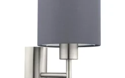 Pasteri Vägglampa Nickel/Grå