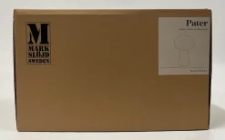 Pater Bordslampa 37cm Ek/Vit