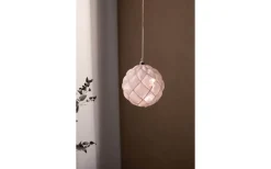 Pearl Batteridriven Dekoration 15cm Rosa