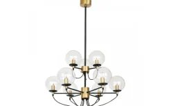 Perla 9 Taklampa 95cm Mässing