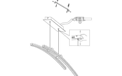 Pertini Taklampa 96cm LED 3000K 2x10,8W Krom