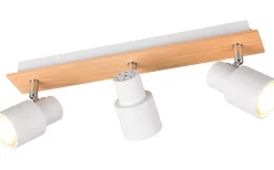 Pierre Spotlight 3-delad matt vit/trä