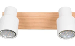 Pierre Spotlight 2-delat matt vit/trä