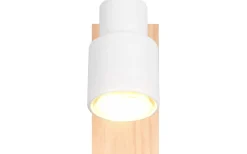 Pierre Spotlight matt vit/trä