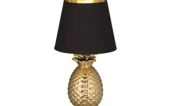 Pineapple Bordslampa 35cm E14 guld/svart