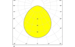 Pineda Spotlight LED 3000K 4,9W Krom