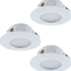 Pineda Spotlight 3-Pack LED 3000K 3x4,9W Vit IP44