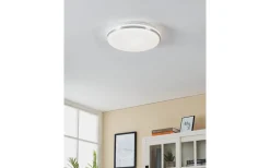 Pinetto Plafond 34cm LED 4000K 15,6W Vit/Krom IP44
