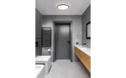 Pinetto Plafond 34cm LED 4000K 15,6W Vit/Svart IP44