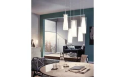 Pinto Bordslampa 50cm Opal/Krom