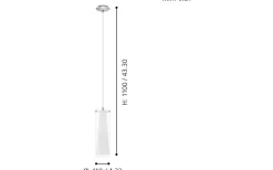 Pinto Fönsterlampa 11cm Vit