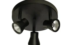 Pluto Takspotlight 20cm LED 3x5W 3000K Svart