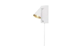 Polaris Vägglampa GU10 Vit/Guld