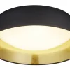Ponts Plafond LED 45cm svart/guld