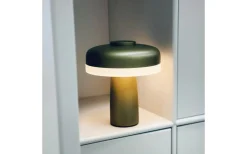 Porter Uppladdningsbar Bordslampa 16,5cm Metallic Grön