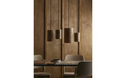 Porto Fönsterlampa 30cm Svartstruktur/Kork