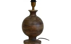 Positano Lampfot 36cm Åldrat trä