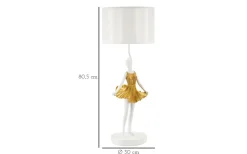 Power Bordslampa Dancer 90,5cm Vit