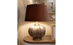 Prag Bordslampa 57cm Brun