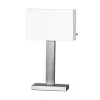 Prime Bordslampa 47cm Satin/Vit