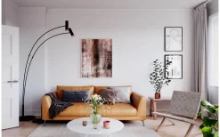 Puls Golvlampa 217cm Matt Svart