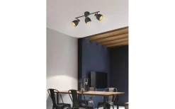 Punch Spotlight 3-delad E14 matt svart/guld