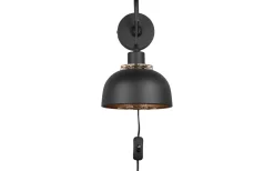 Punch Vägglampa E27 mattsvart