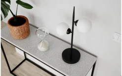 Punto Bordslampa 55cm Svart/Opal