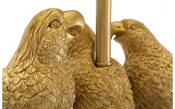 Punto Golvlampa Papegojor 164,5cm Guld/Svart