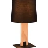 Rahul Bordslampa LED + E27 trä/svart