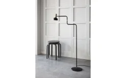 Ray Golvlampa 127cm Svart/Mässing