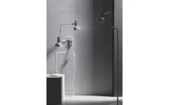 Ray Golvlampa 127cm Vit/Nickel