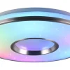 Realta Plafond LED 39cm borstad aluminium RGBW