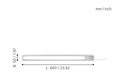 Repilado Bänkbelysning 62cm LED 4000K 10W Vit