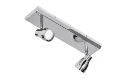 Resö Takspotlight 40cm Krom IP44