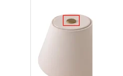 Reservdel Toppdel/Brytare till 6946 Iris Portabel 16 Borstad Mässing