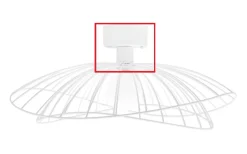 Reservdel Upphäng till Ray Plafond Vit